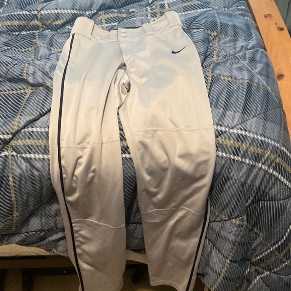 Gray Nike Swingman Baseball Pants 
